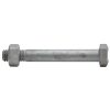 DIN 7990+Mu Hatlapfejű csavar anyával acélszerkezetekhez 5.6 galvanizált horganyzott - M20x60